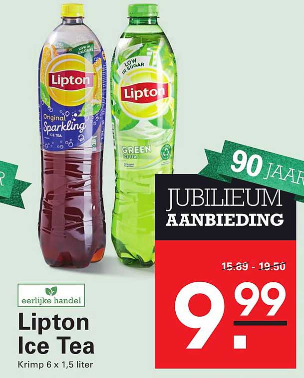 Lipton Ice Tea Krimp 6 x 1,5 liter