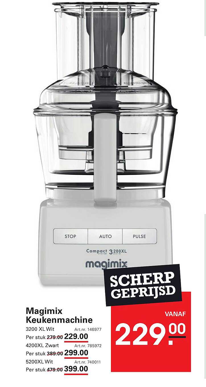 Magimix Keukenmachine 3200 XL Wit