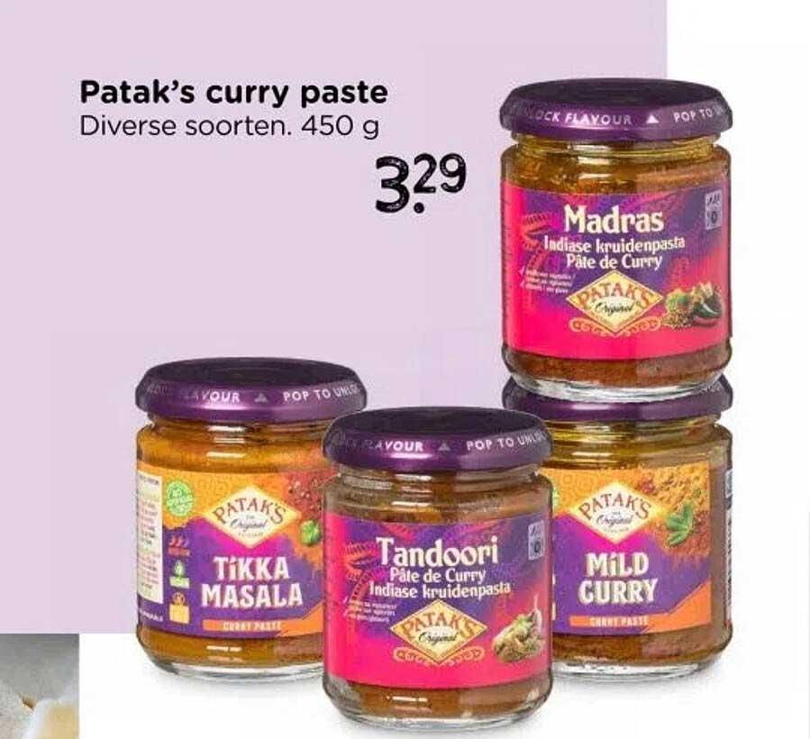 Patak’s curry paste