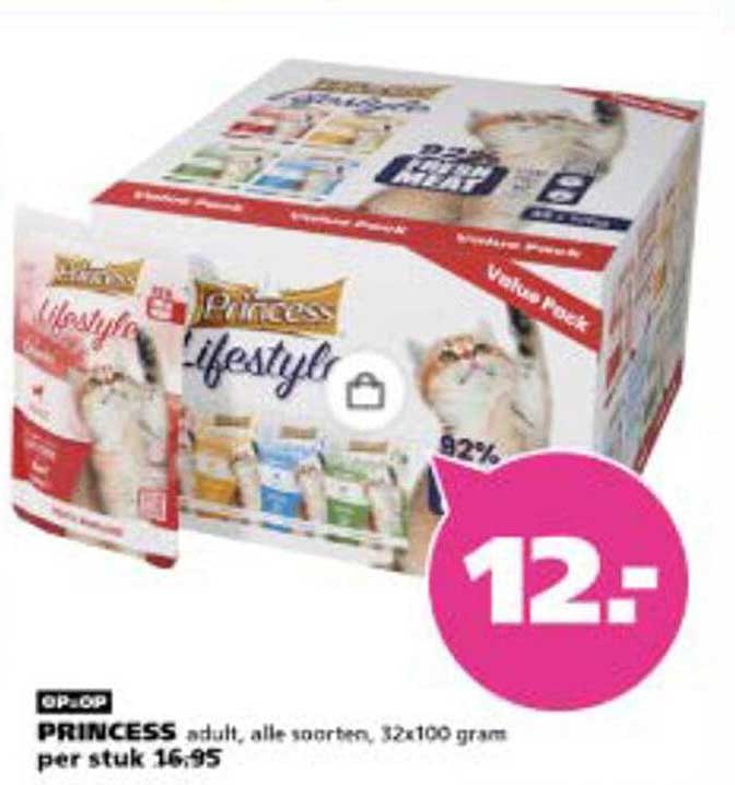 PRINCESS adult, alle soorten, 32x100 gram