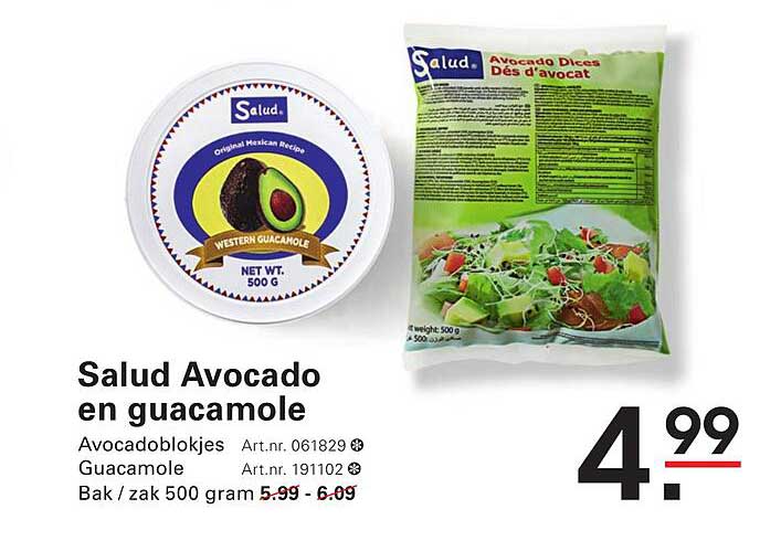 Salud Avocado en guacamole