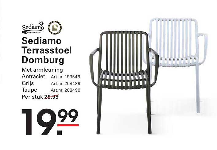 Sediamo Terrasstoel Domburg