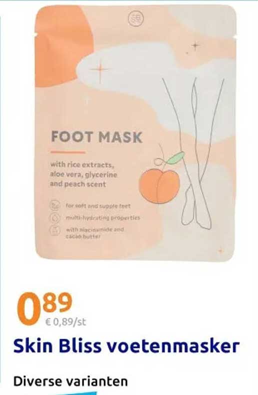 Skin Bliss voetenmasker
