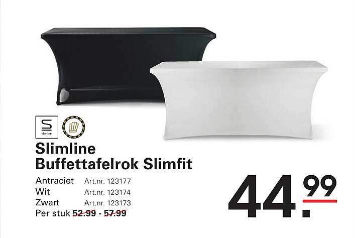 Slimline Buffettafelrok Slimfit