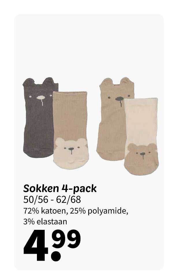 Sokken 4-pack