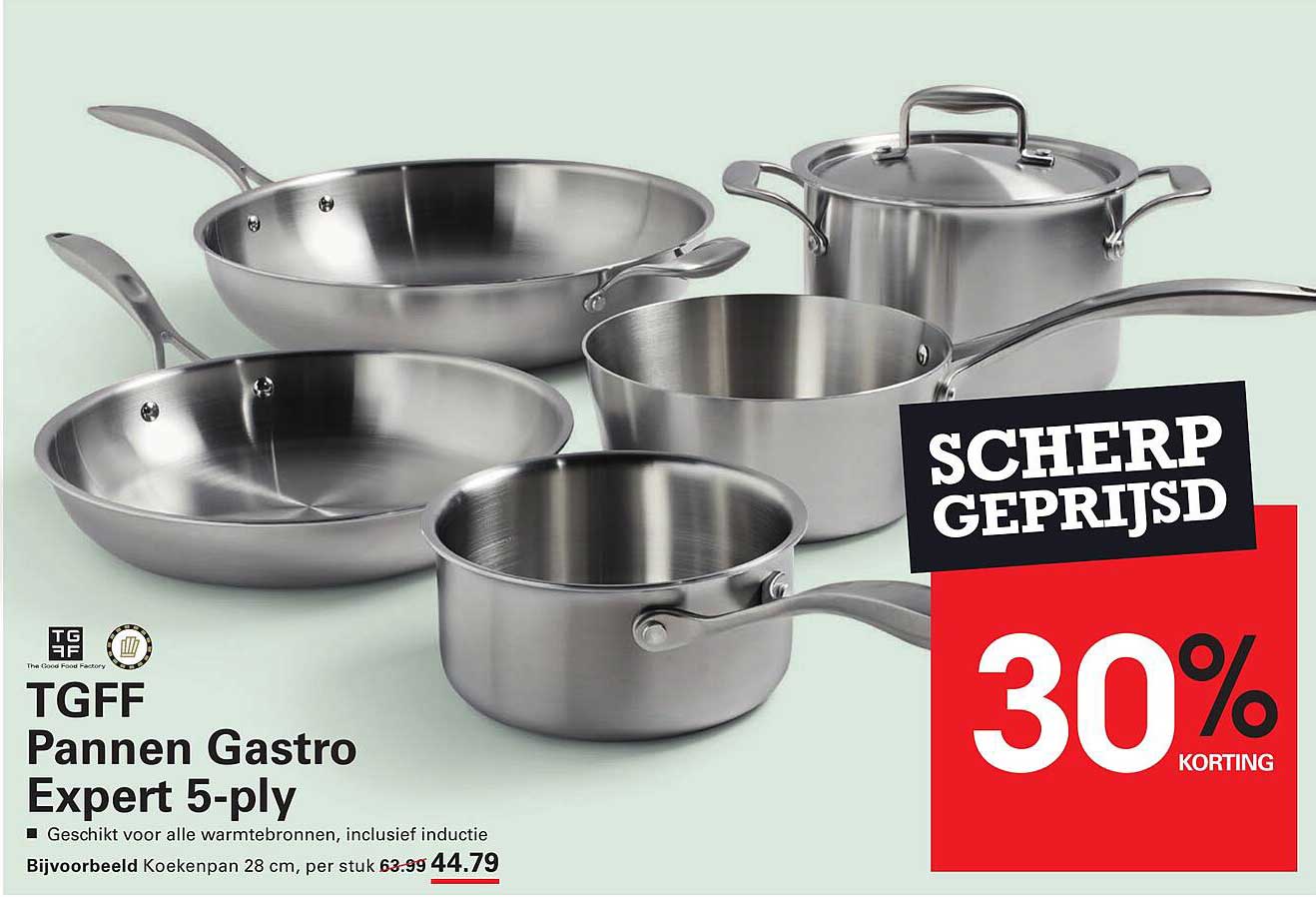 TGFF Pannen Gastro Expert 5-ply