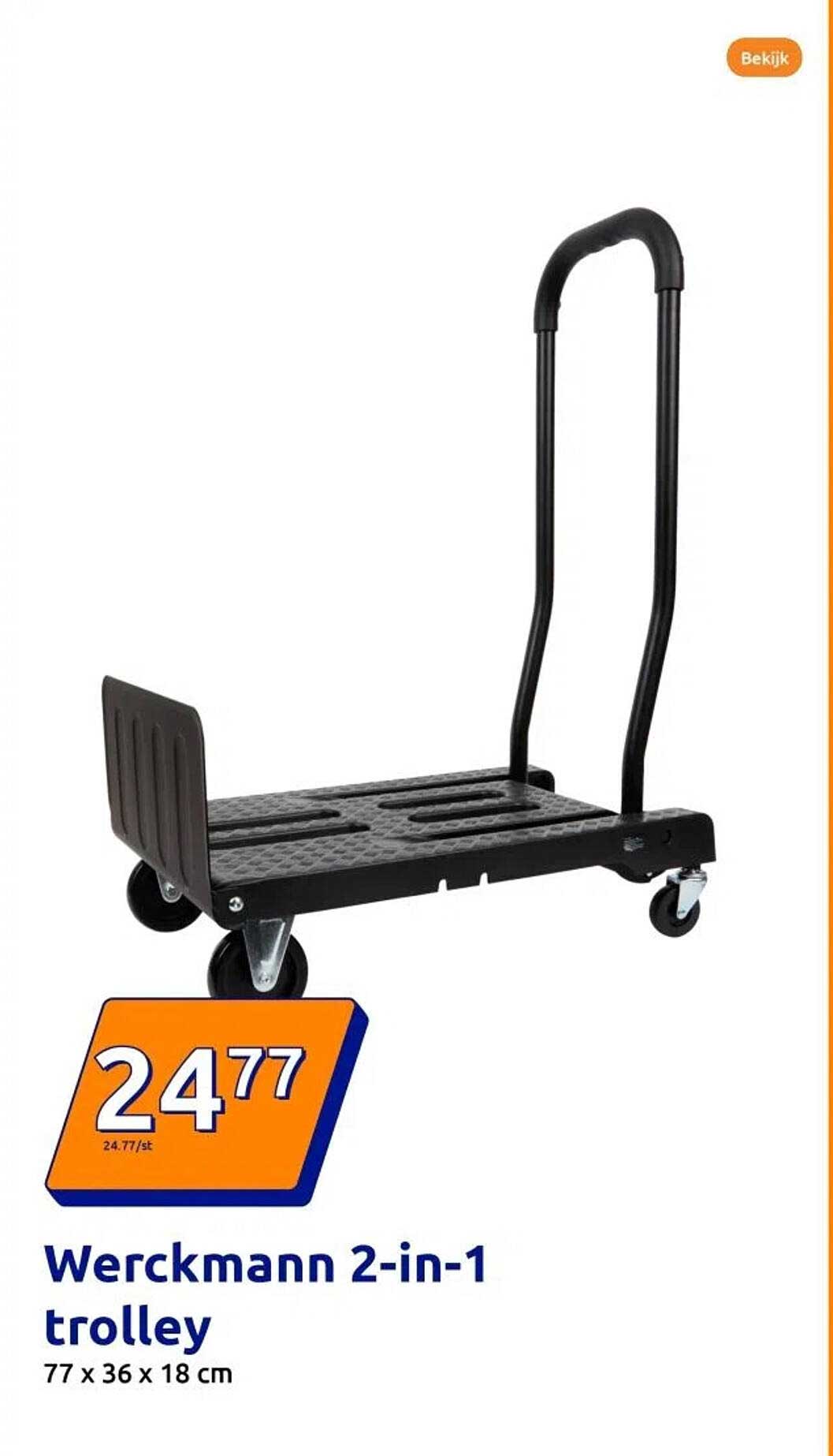 Werckmann 2-in-1 trolley