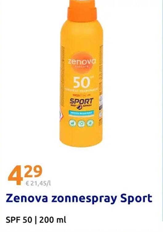 Zenova zonnespray Sport