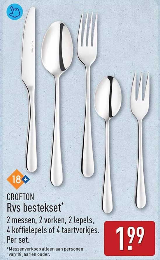 CROFTON Rvs bestekset*