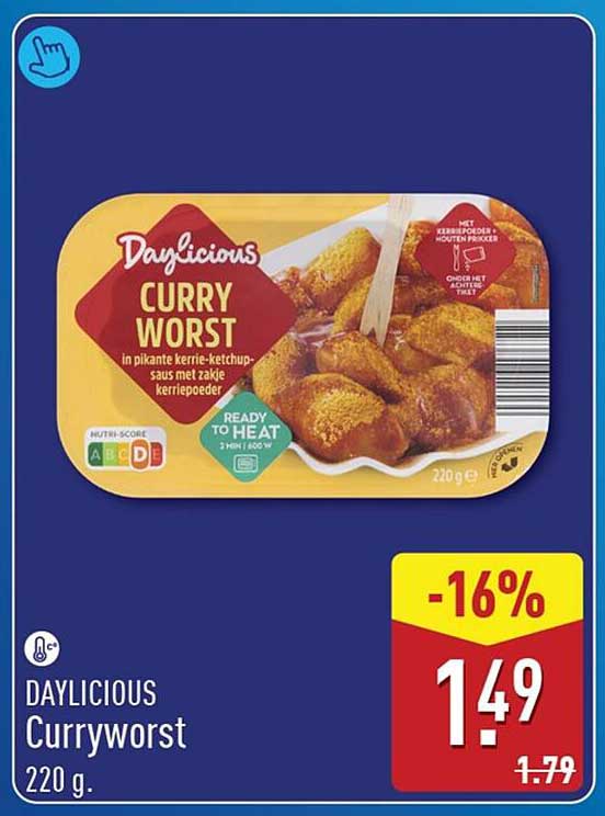 Daylicious Curryworst 220 g