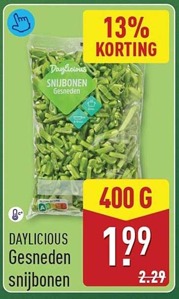 DAYLICIOUS Gesneden snijbonen