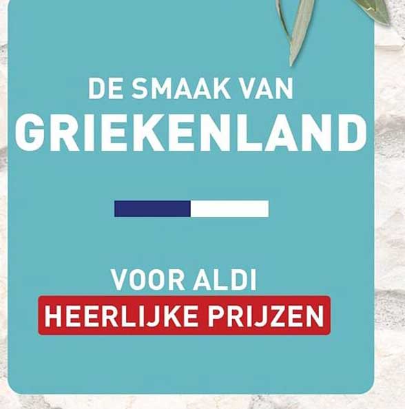 DE SMAAK VAN GRIEKENLAND VOOR ALDI HEERLIJKE PRIJZEN