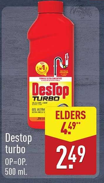 Destop turbo OP=OP. 500 ml.