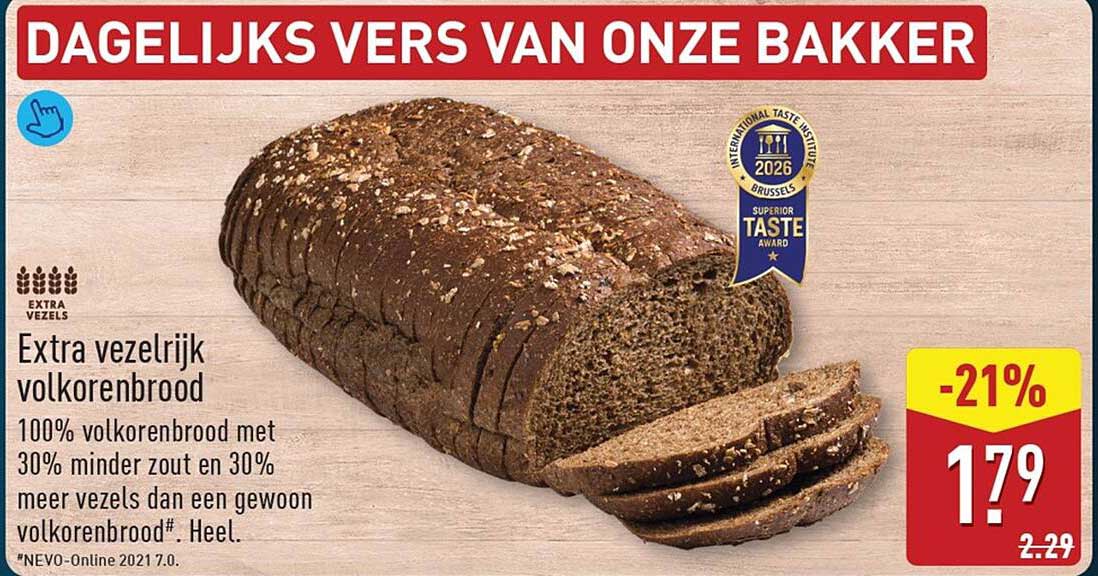 Extra vezelrijk volkorenbrood