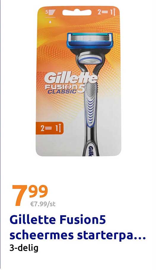 Gillette Fusion5 scheermes starterpa... 3-delig