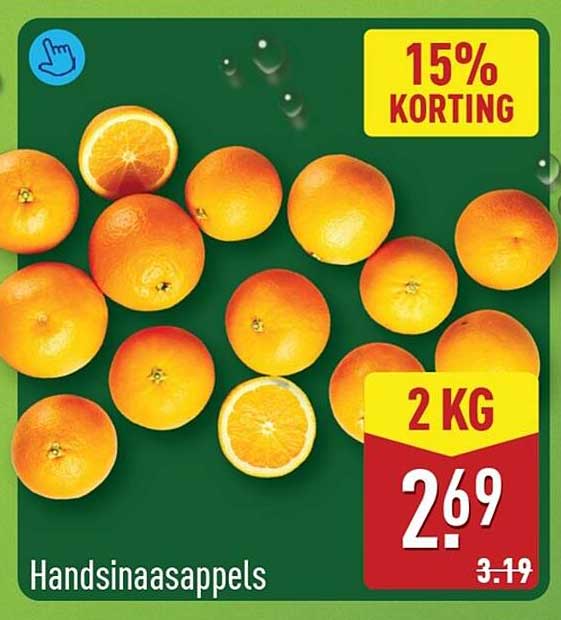 Handsinaasappels 15% KORTING