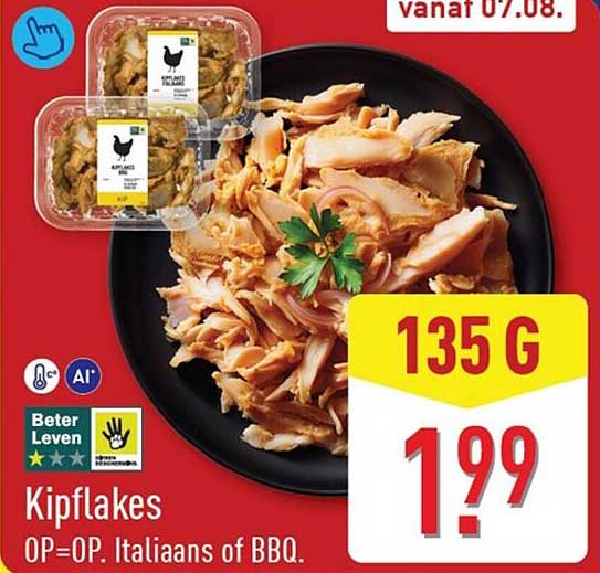 Kipflakes OP=OP. Italiaans of BBQ.