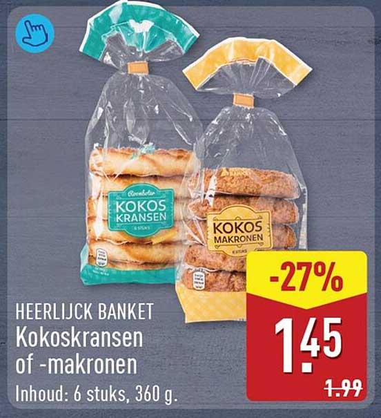 Kokoskransen of -makronen