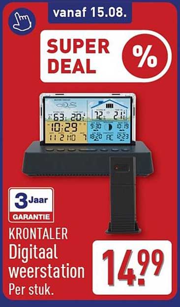 KRONTALER Digitaal weerstation