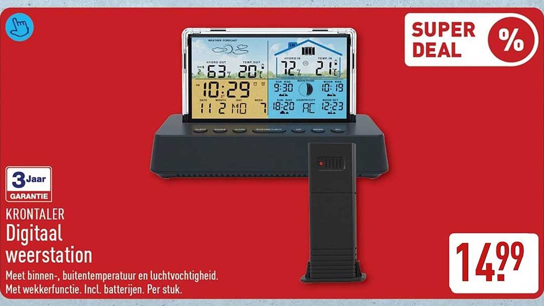 KRONTALER Digitaal weerstation