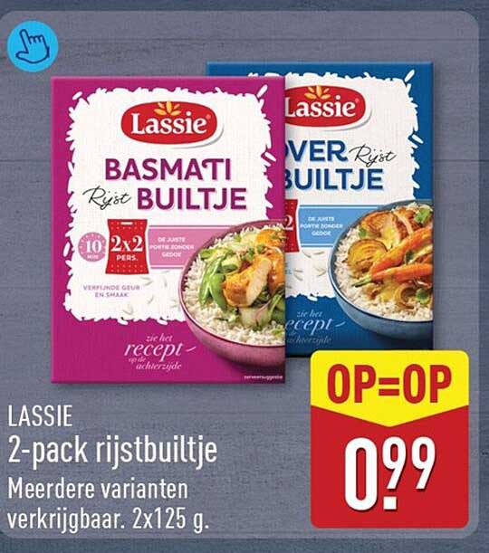 LASSIE 2-pack rijstbuiltje OP=OP