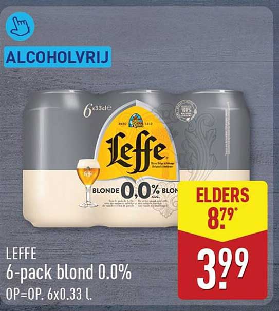 LEFFE 6-pack blond 0.0%