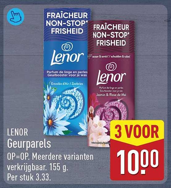 LENOR Geurparels 3 VOOR 10.00