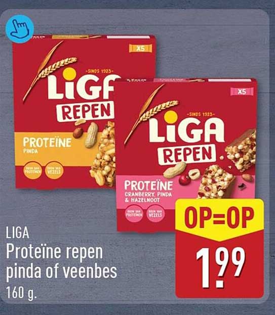 LIGA Proteïne repen pinda of veenbes OP=OP
