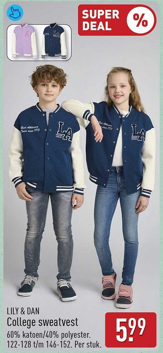 LILY & DAN College sweatvest