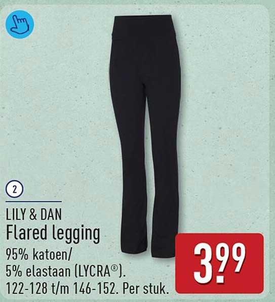 LILY & DAN Flared legging