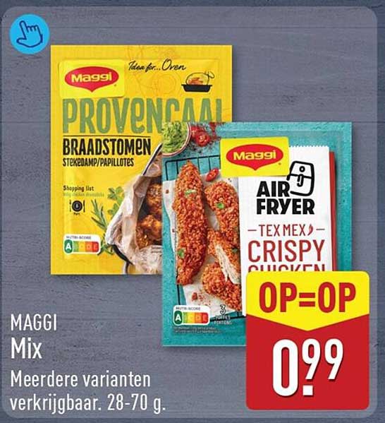 MAGGI Mix Meerdere varianten verkrijgbaar. 28-70 g. OP=OP