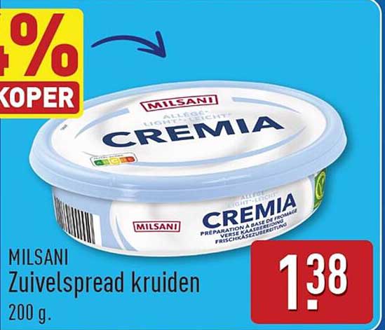 MILSANI Zuivelspread kruiden 200 g