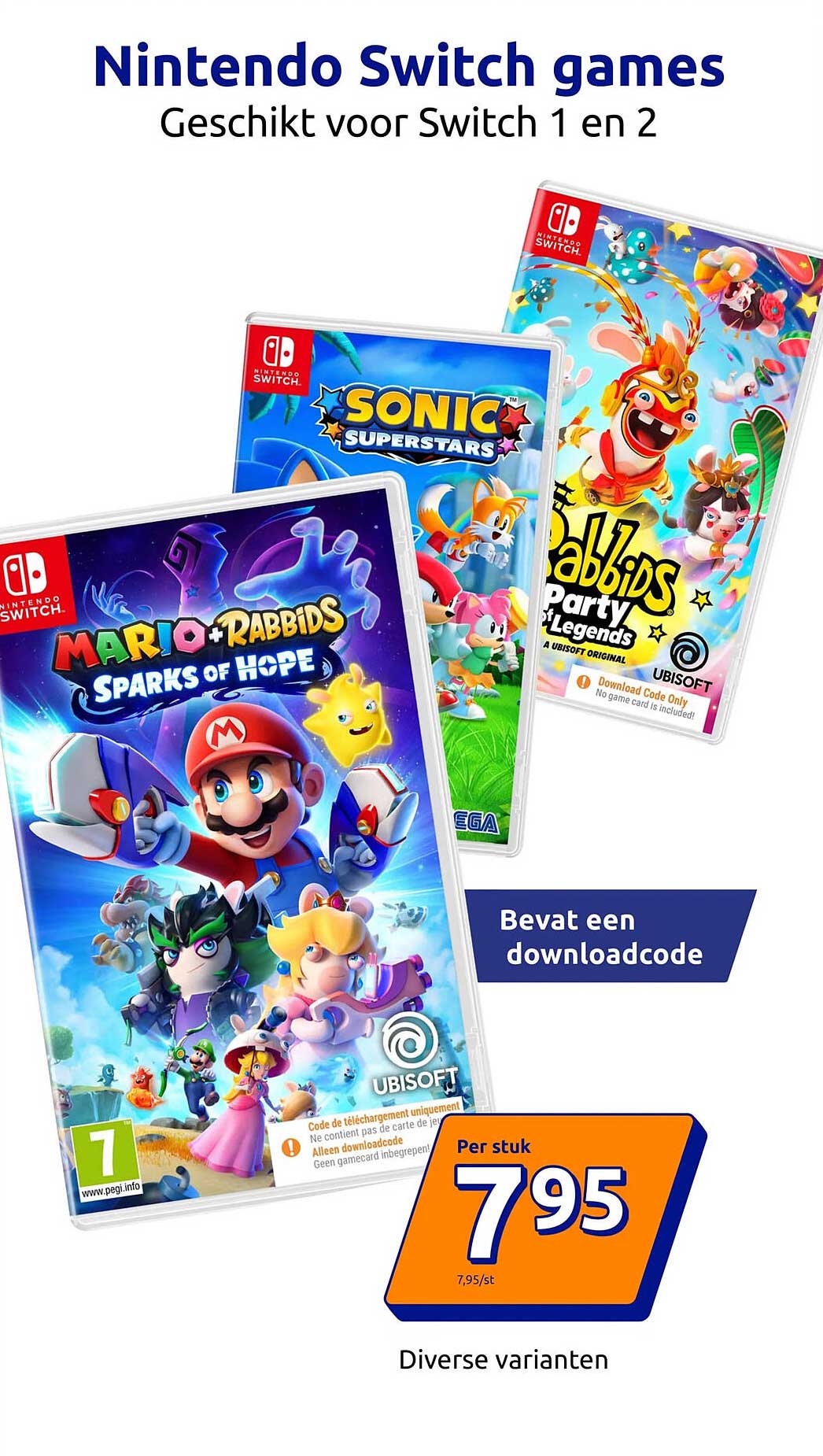 Nintendo Switch games Geschikt voor Switch 1 en 2