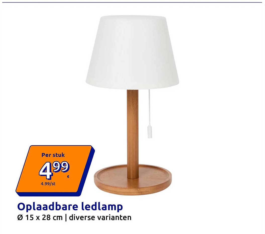 Oplaadbare ledlamp