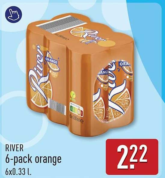 RIVER 6-pack orange 6x0.33 l.