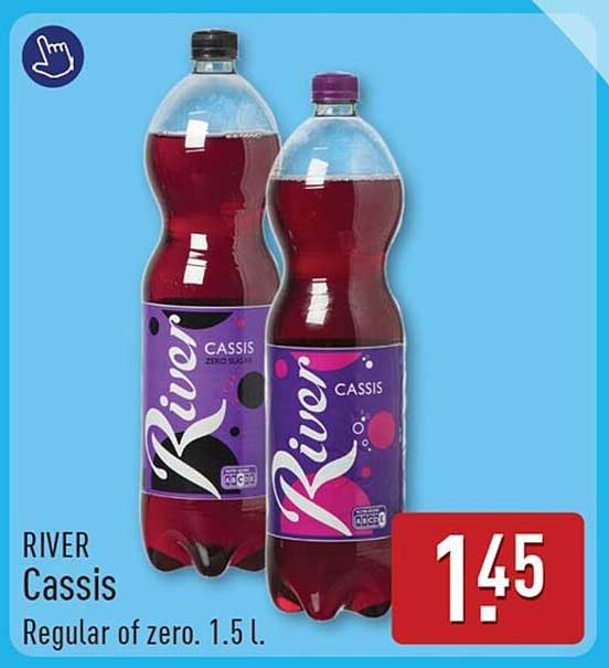 RIVER Cassis Regular of zero. 1.5 L.