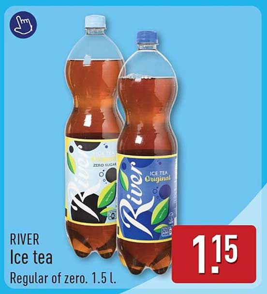 RIVER Ice tea Regular of zero. 1.5 l.