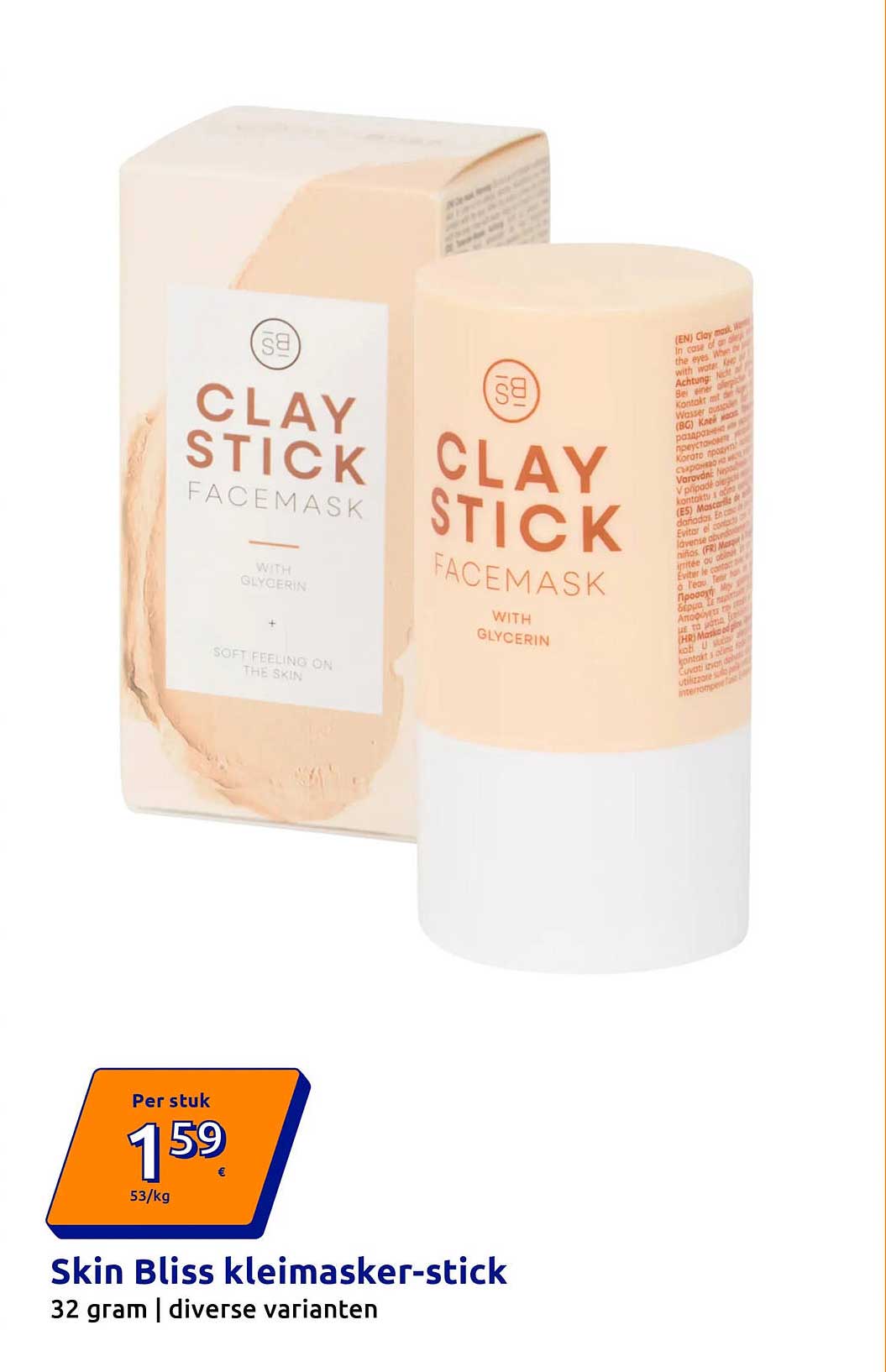 Skin Bliss kleimasker-stick