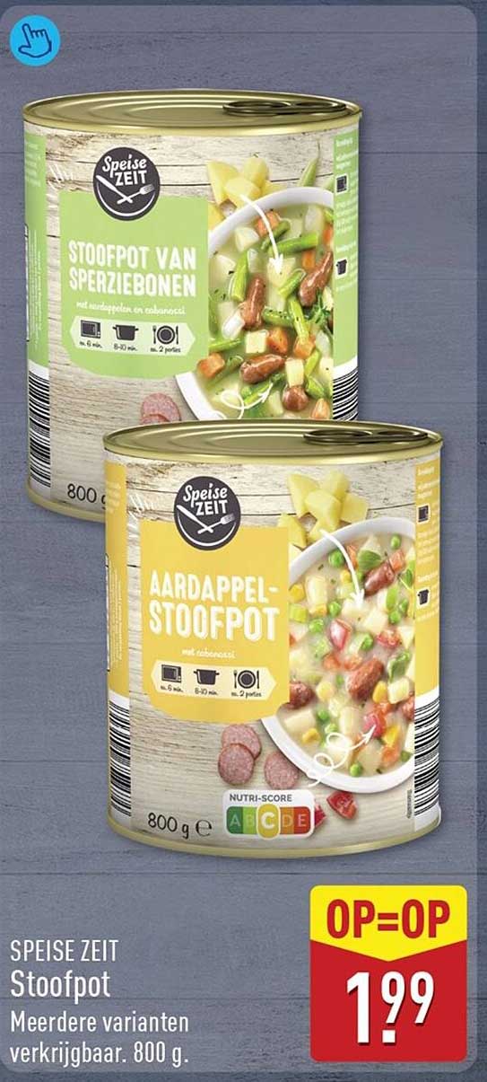 Speise Zeit Stoofpot Meerdere varianten verkrijgbaar. 800 g. OP=OP