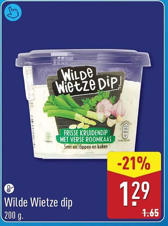 Wilde Wietze dip 200 g