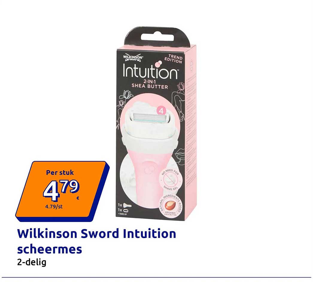 Wilkinson Sword Intuition scheermes 2-delig