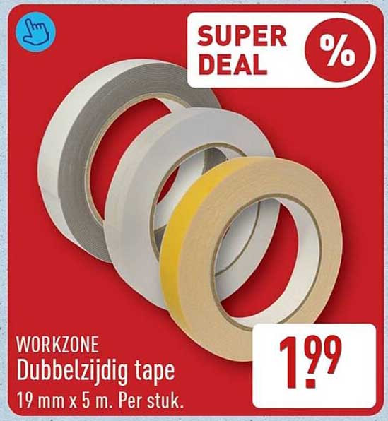WORKZONE Dubbelzijdig tape