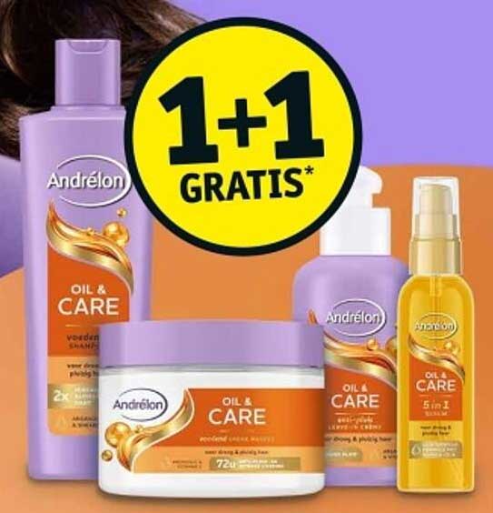 1+1 GRATIS* op André lon Oil & Care