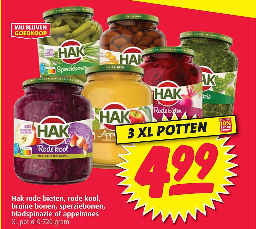 3 XL POTTEN HAK