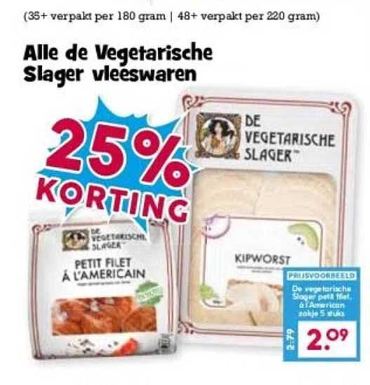 Alle de Vegetarische Slager vleeswaren
