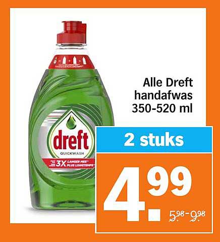 Alle Dreft handafwas 350-520 ml