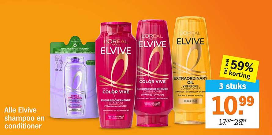 Alle Elvive shampoo en conditioner