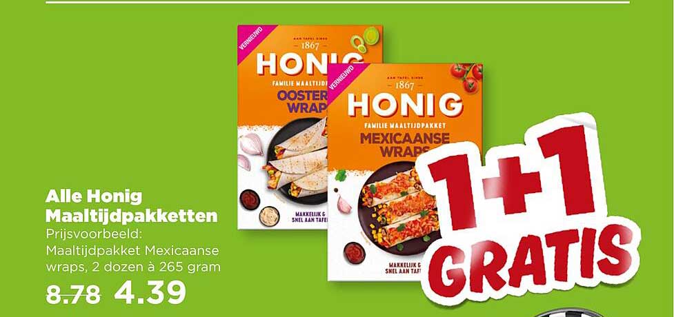 Alle Honig Maaltijdpakketten