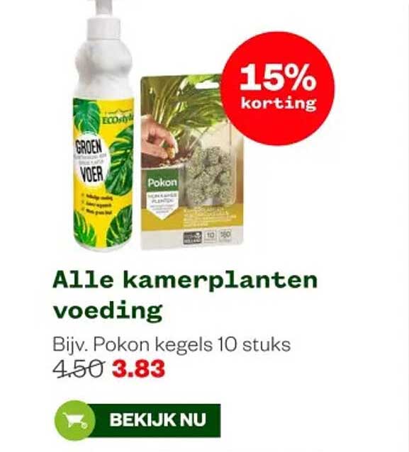 Alle kamerplanten voeding