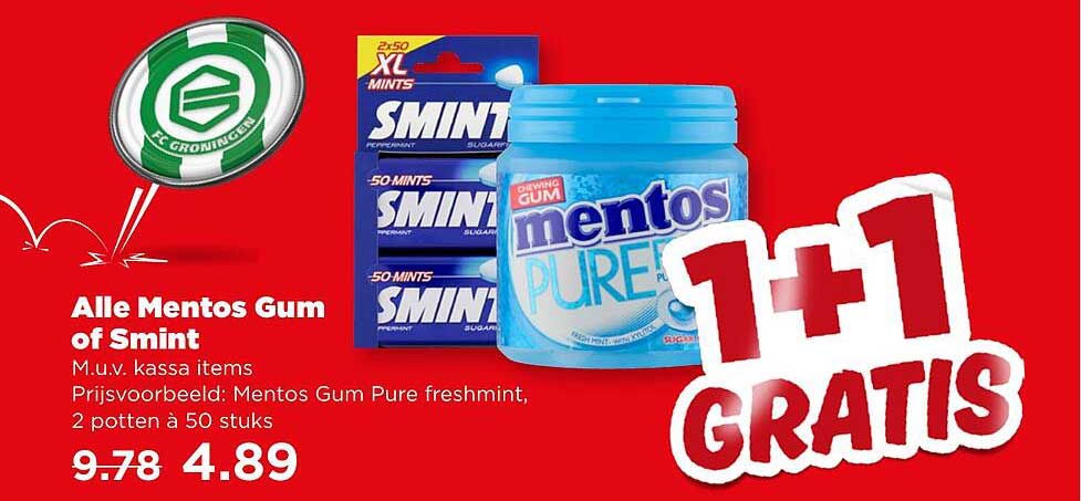 Alle Mentos Gum of Smint